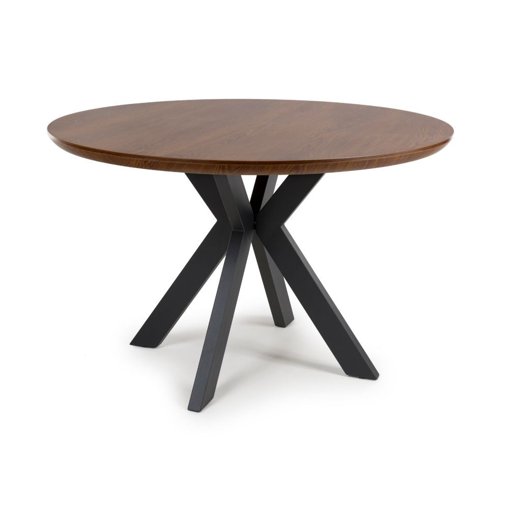 Boston Round Table 1200mm - Smoked Oak - Image 2