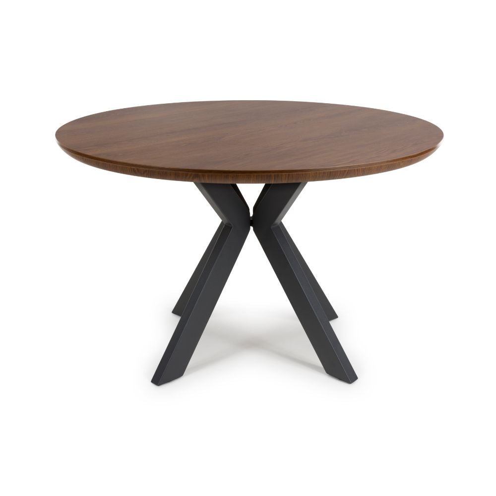 Boston Round Table 1200mm - Smoked Oak - Image 3