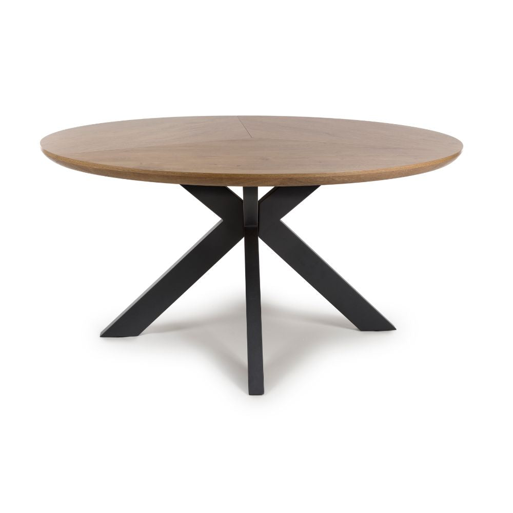 Boston Round Table 1500mm - Rustic Oak - Image 1