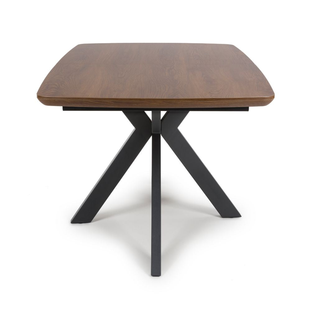 Boston Extending Table 1400mm - 1800mm - Smoked Oak - Image 3