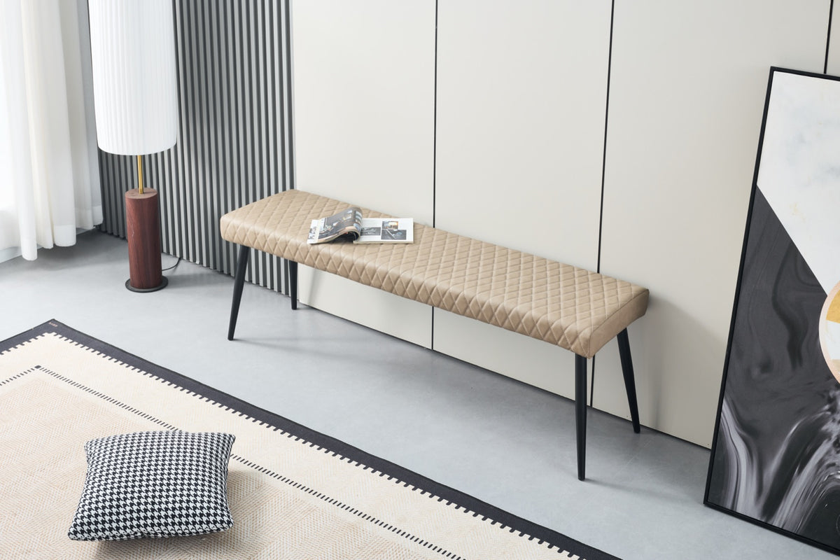 Brandon Low Bench Taupe