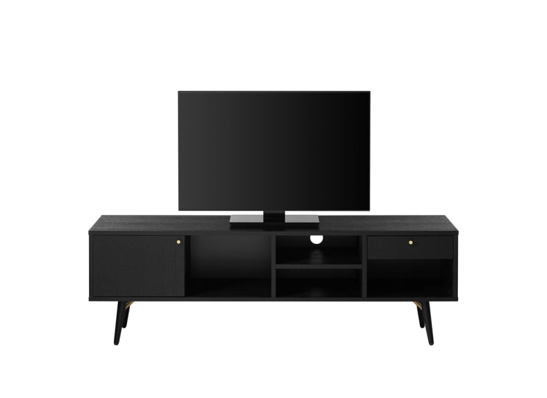 Barcelona Black & Copper 1.5 m Long TV Unit
