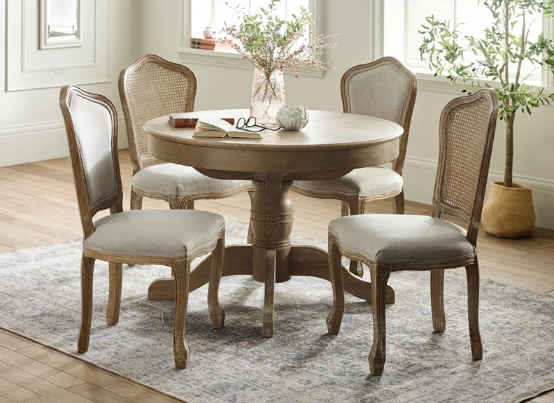 Camille Round Extending Dining Set (PRE-ORDER FOR DECEMBER)