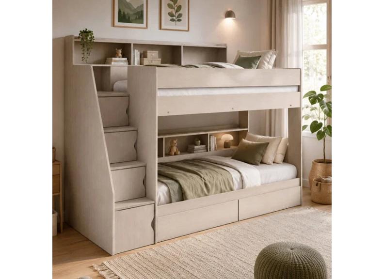 Camelot Staircase Bunk *EXPRESS DELIVERY FOR WHITE OPTION*