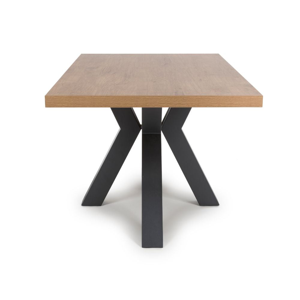 Colorado Table 1600mm - Rustic Oak - Image 3