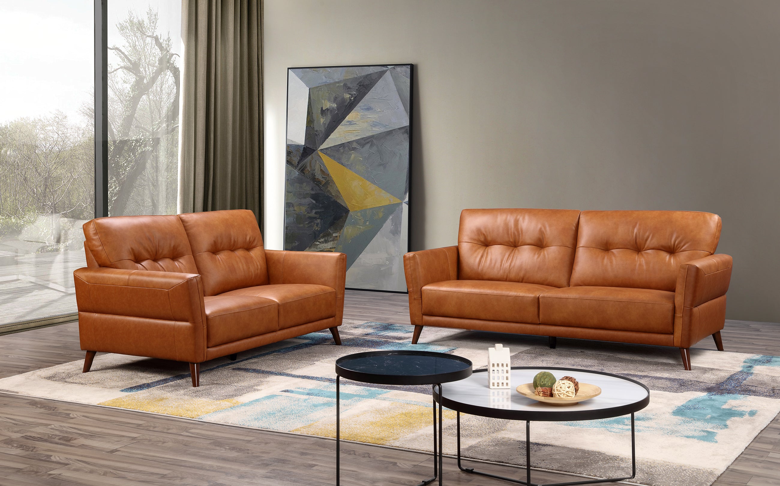 Capri 3 Seater - Tan