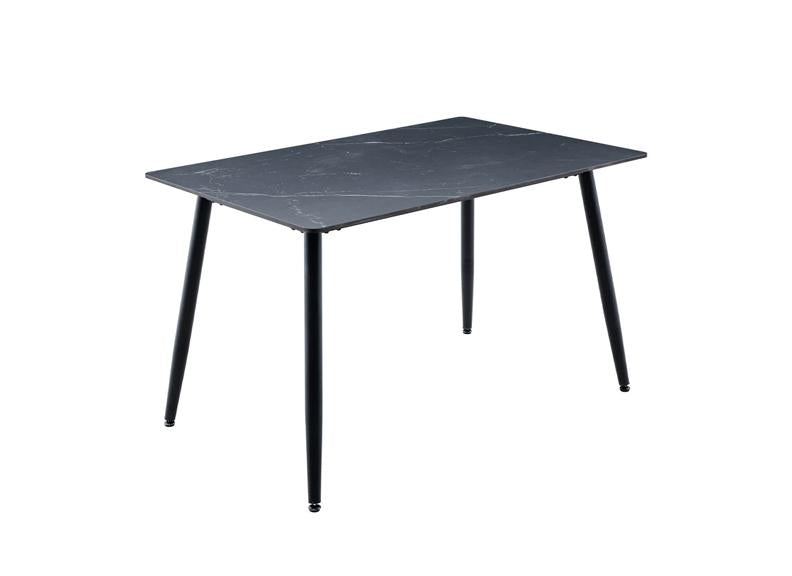 Cody Dining Table Rectangle 160cm – Black Sintered Stone Top