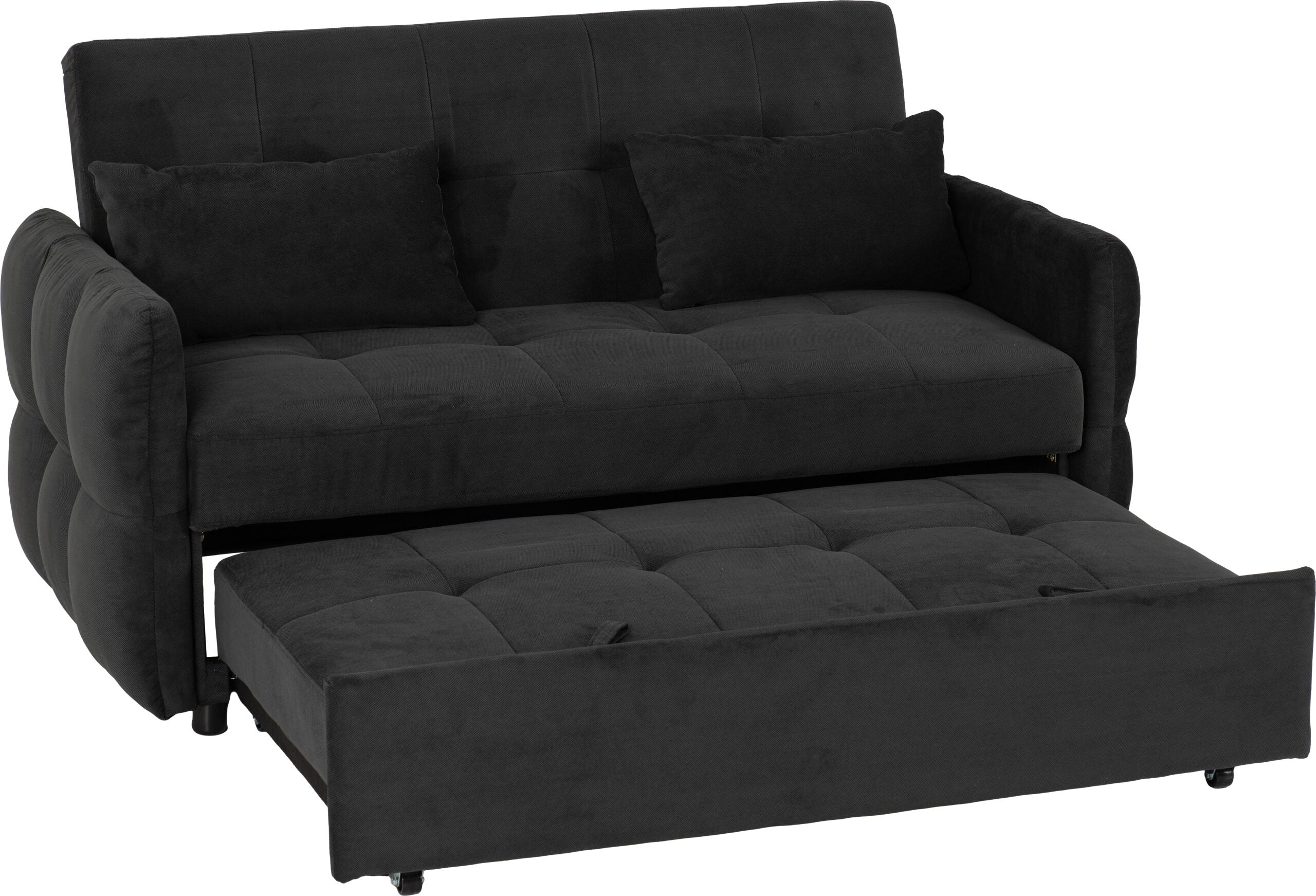 Chelsea Sofa Bed Black Fabric