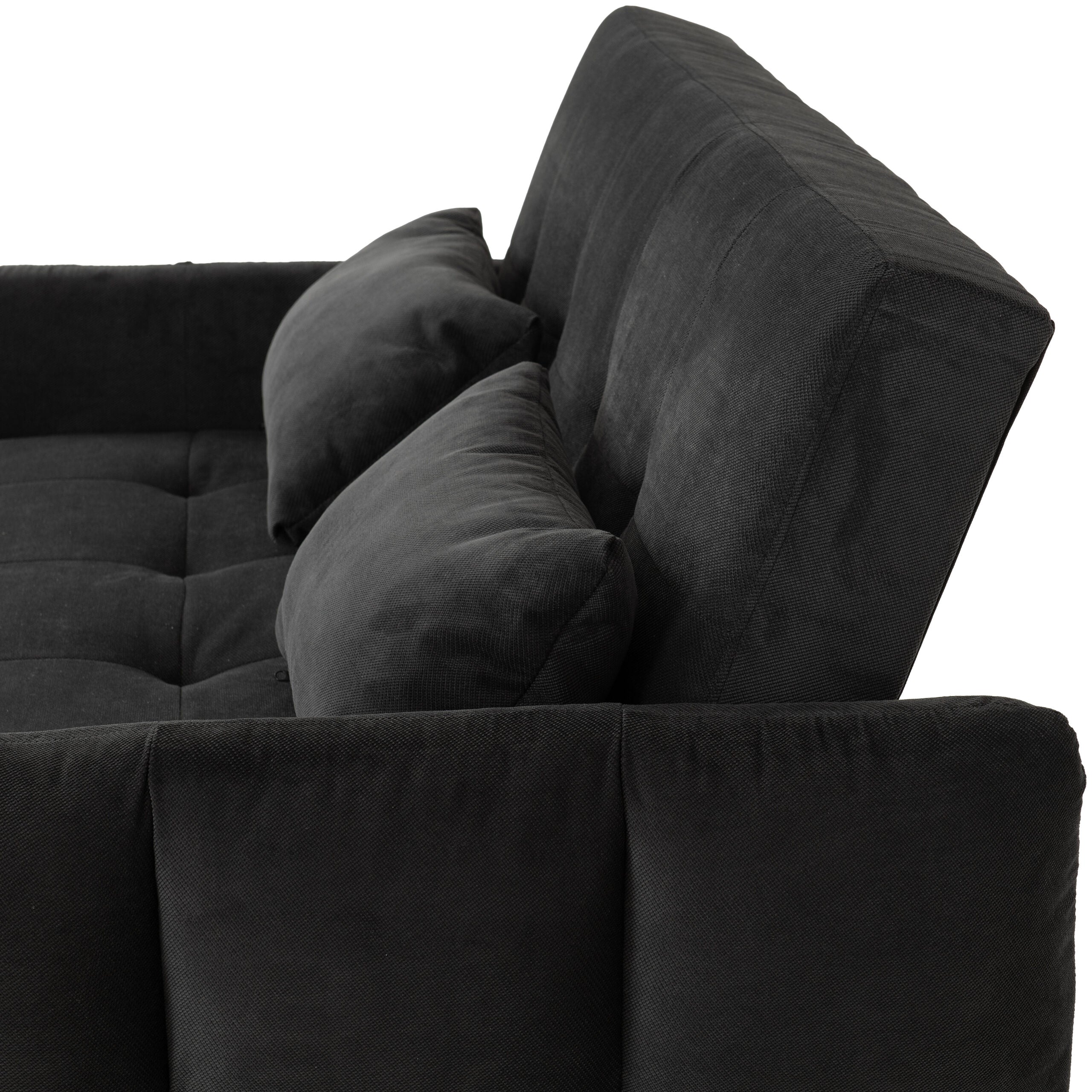 Chelsea Sofa Bed Black Fabric