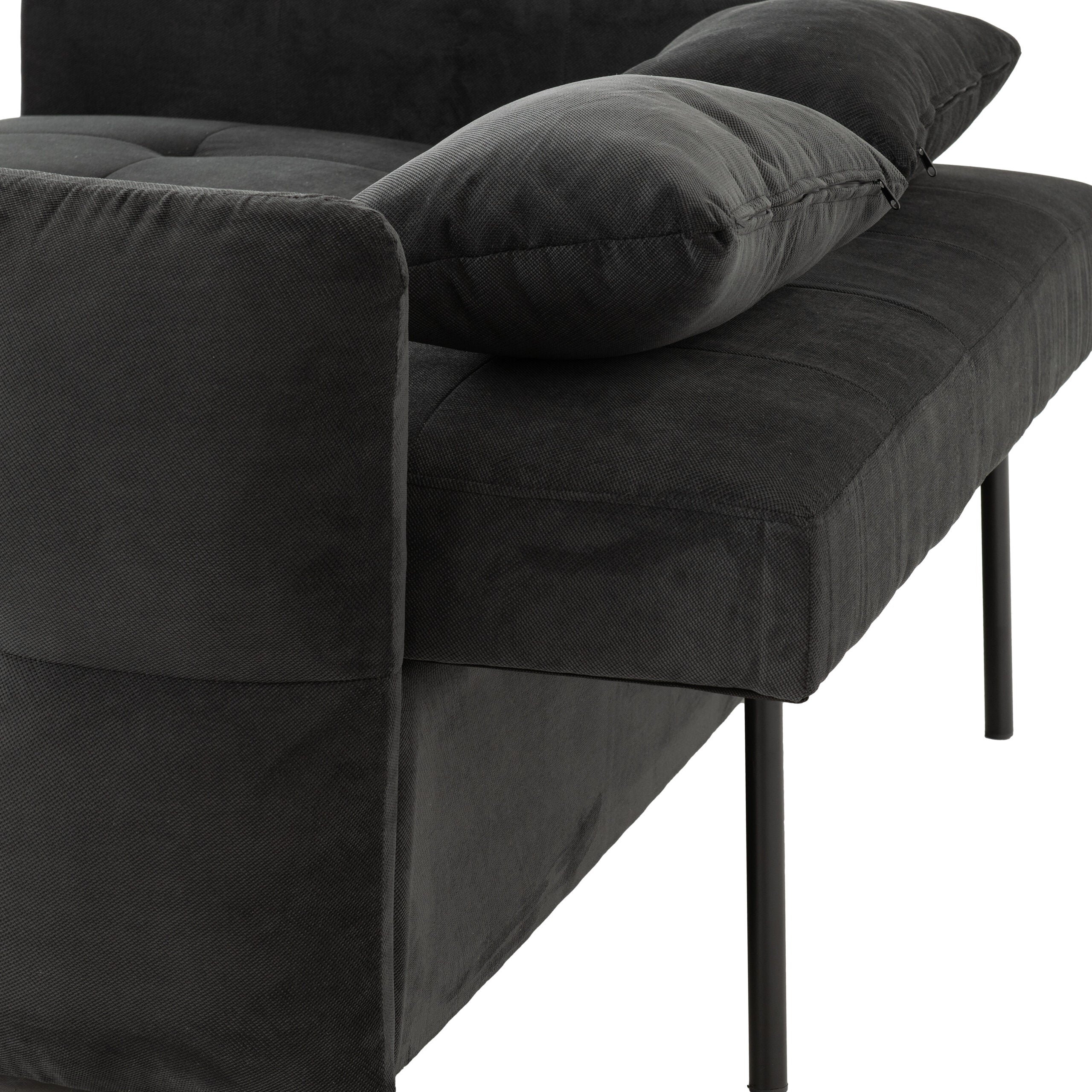 Chelsea Sofa Bed Black Fabric