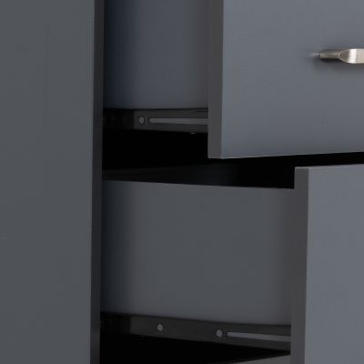 Dakota 3 Drawer Bedside Table – Compact Bedroom Storage