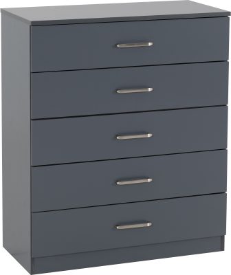 Dakota 5 Drawer Chest – Bedroom Storage Unit