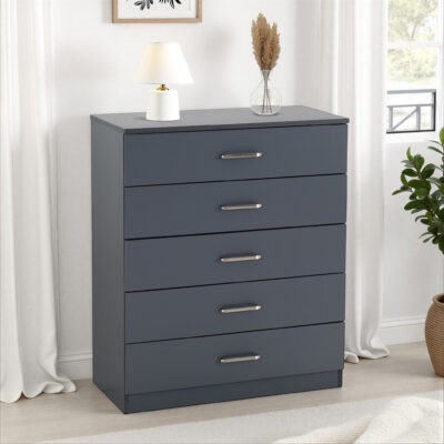 Dakota 5 Drawer Chest β Bedroom Storage Unit