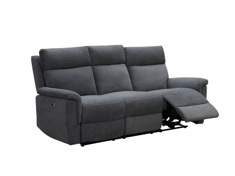 Detroit 3 Seater Power - Grey