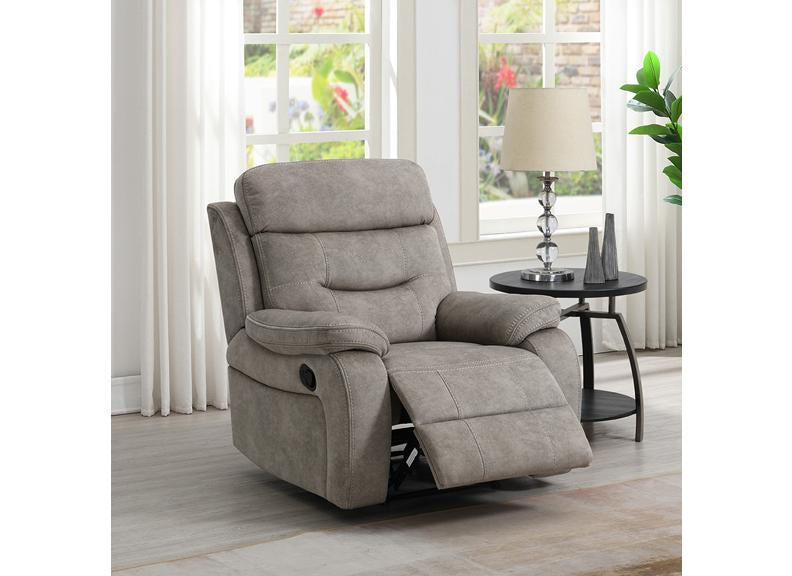 Donnybrook Cream Fabric Reclining Armchair