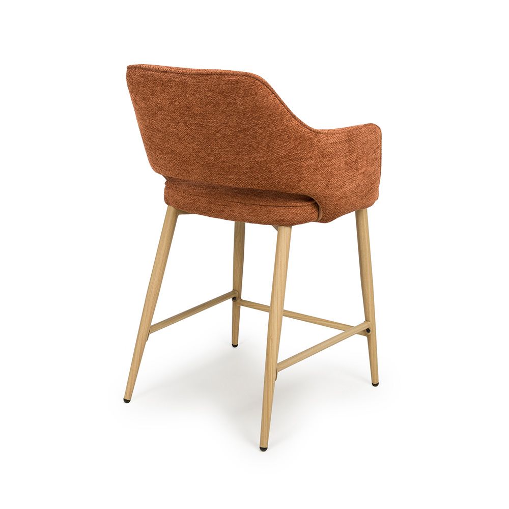 Eden Counter Chair - Set of 2 - Rust - Image 4