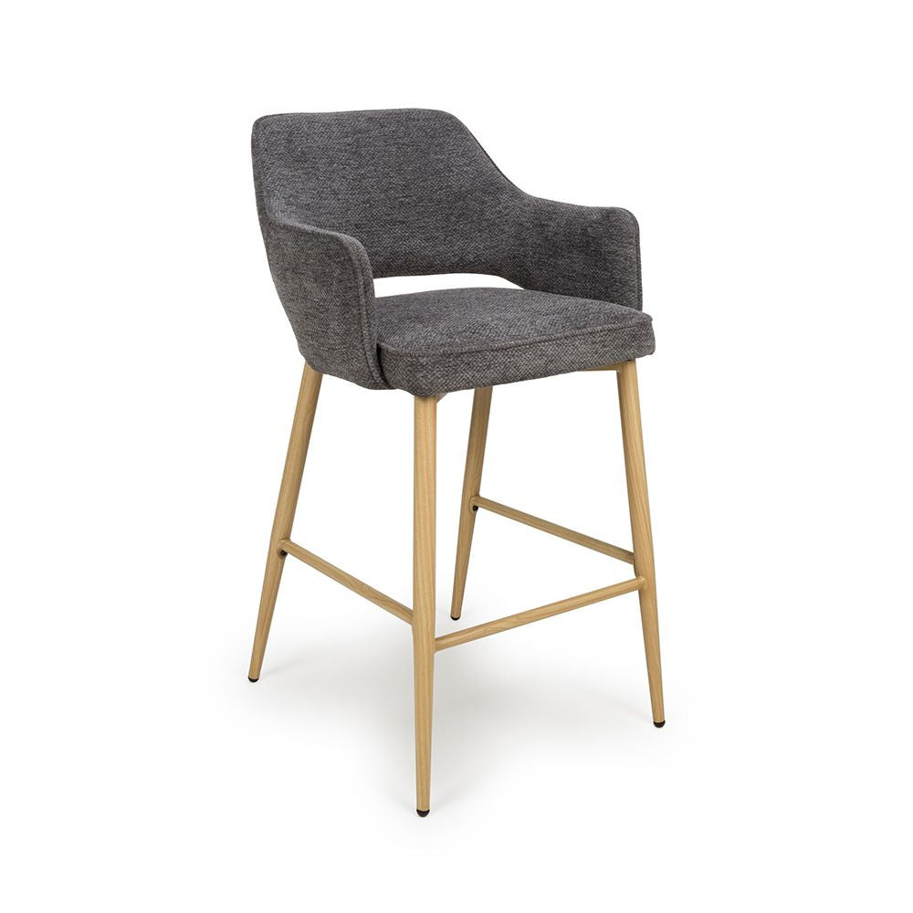 Eden Bar Chair - Set of 2 - Grey - Image 5