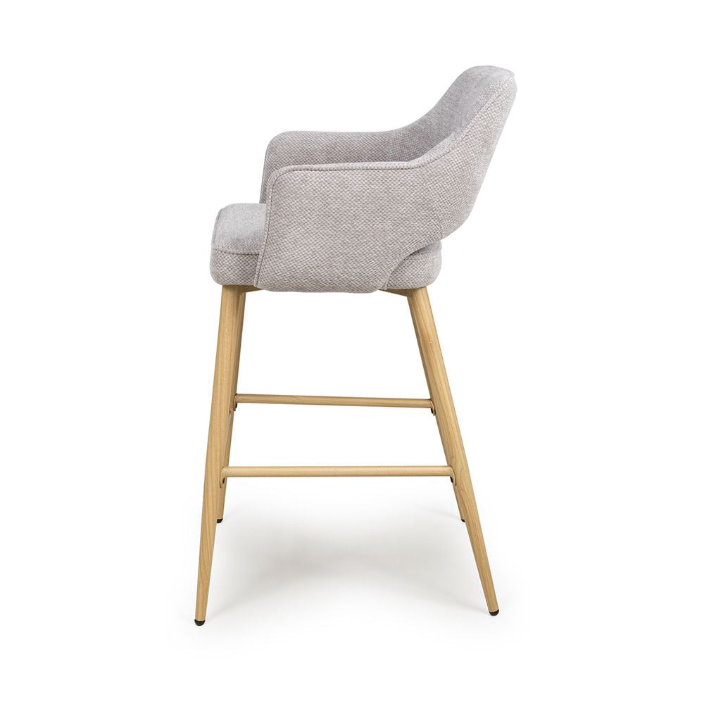 Eden Bar Chair - Set of 2 - Pewter - Image 3