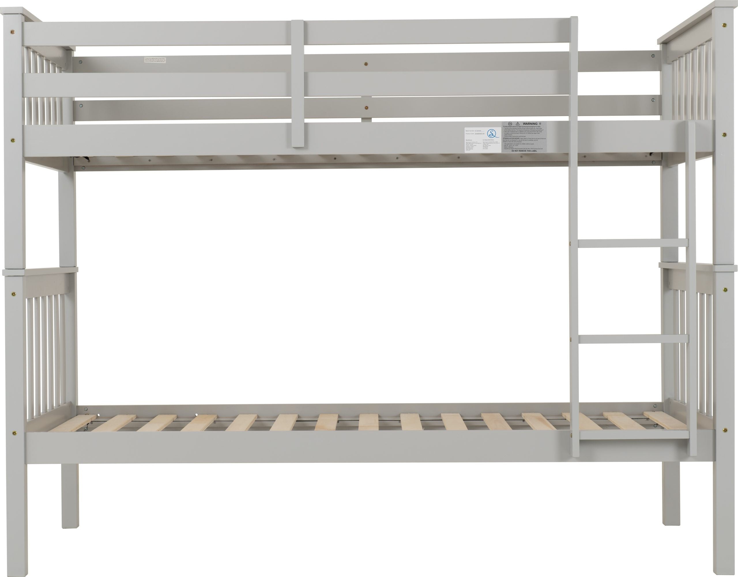 Erin 3' Bunk Bed – Light Grey