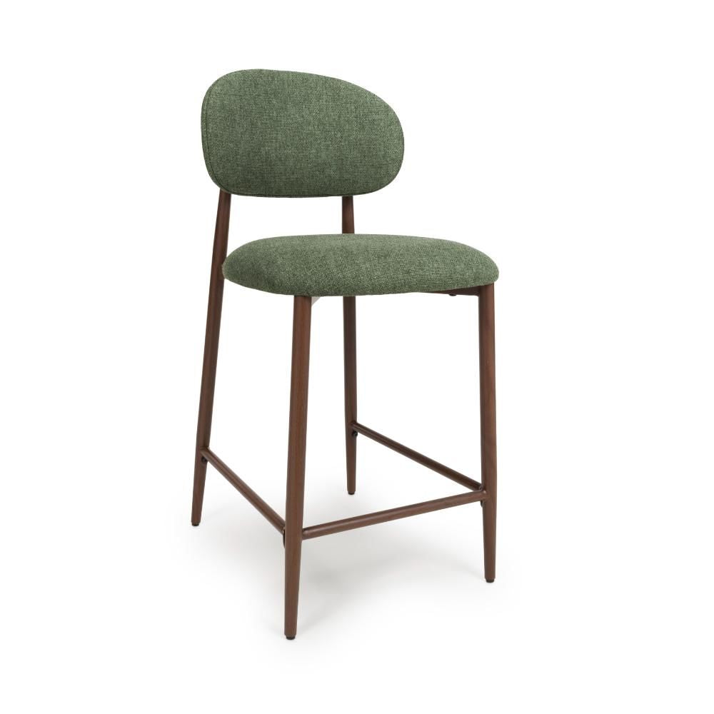 Etta Counter Chair - Set of 2 - Green - Image 1