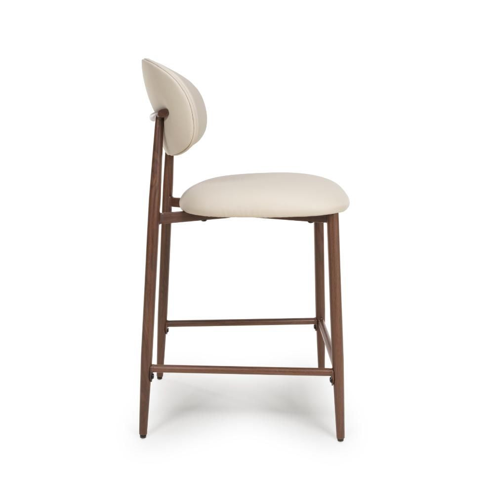 Etta Counter Chair - Set of 2 - Taupe - Image 5