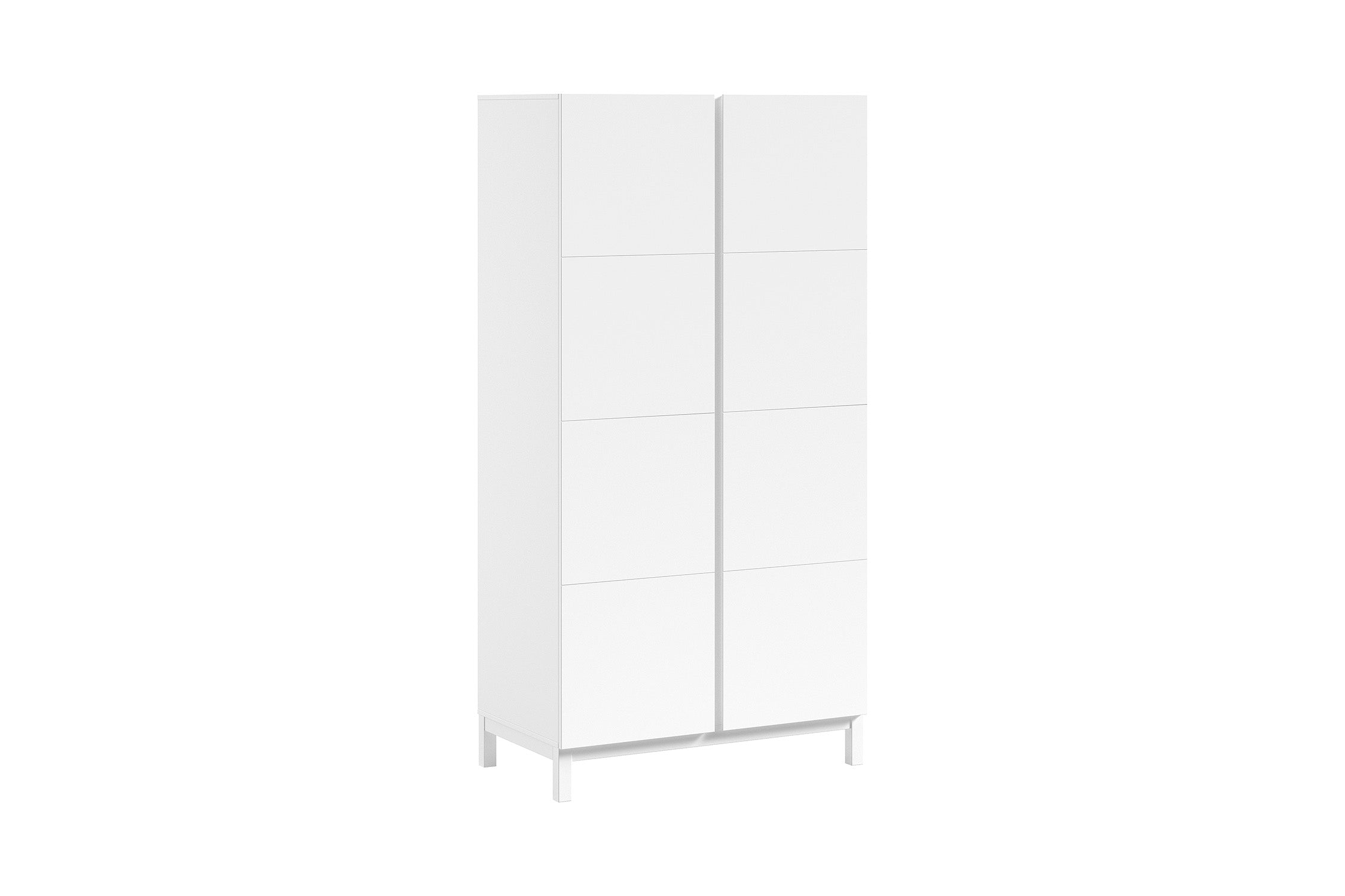 Eva 2 Door Wardrobe White