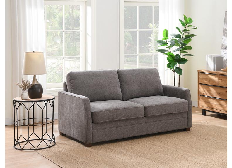 Scottsboro Stone Fabric Sofa Bed with Foam Mattress