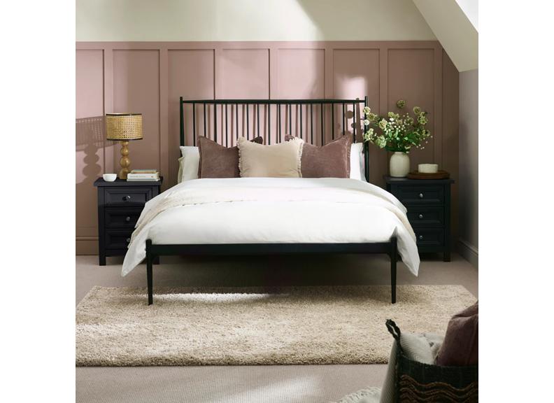 Floyd Spindle Black Metal Bed - room