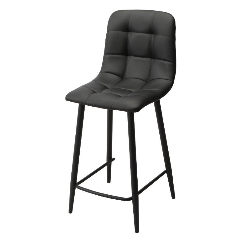 Fredrik Black Bar Stool PU