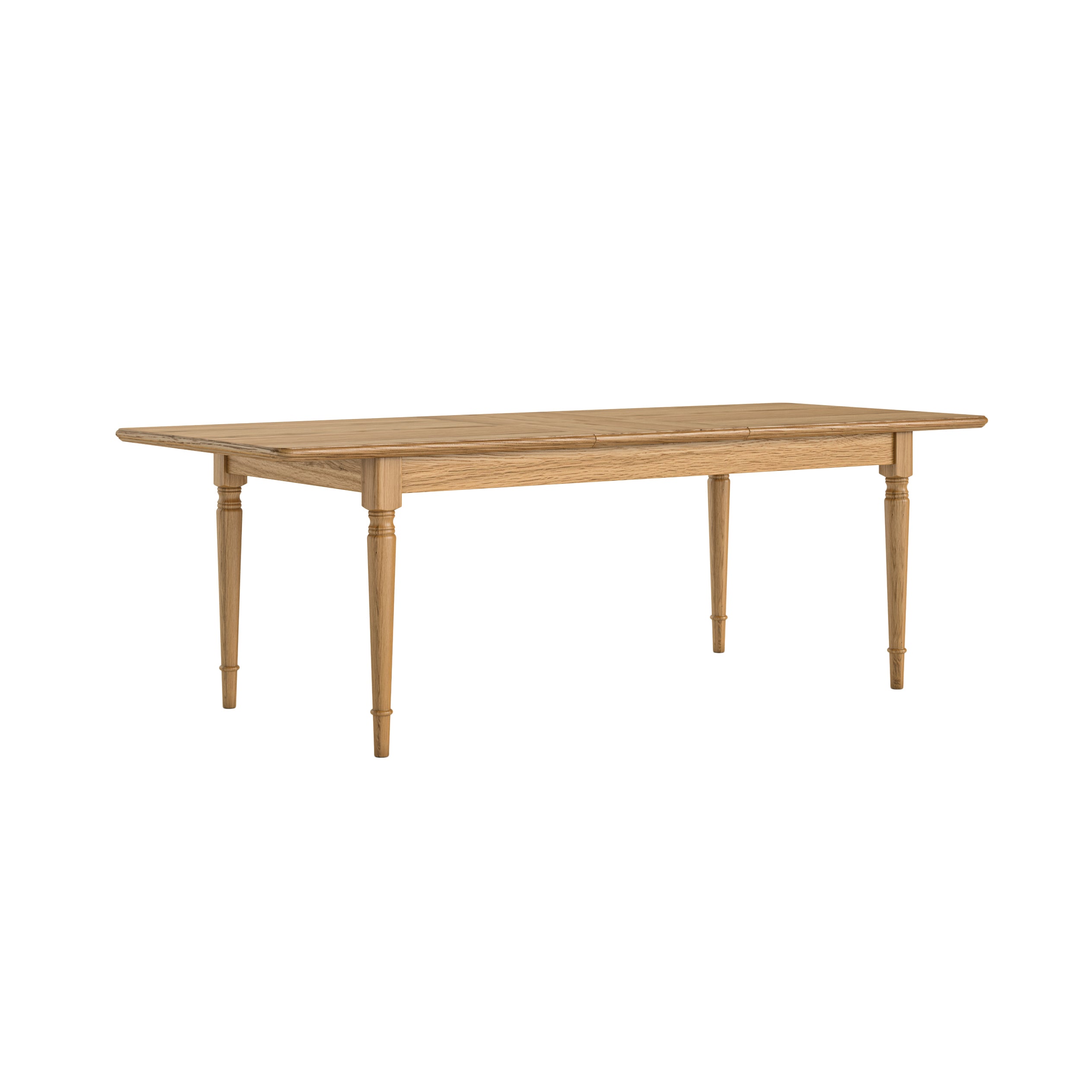 Verona Large Ext. Dining Table 180-230cm – Solid Oak with Veneer Finish