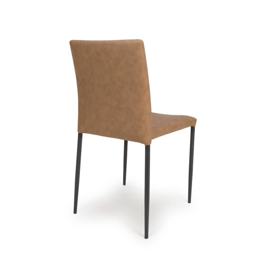 Gena Stacking Chair - Set of 4 - Tan - Image 5