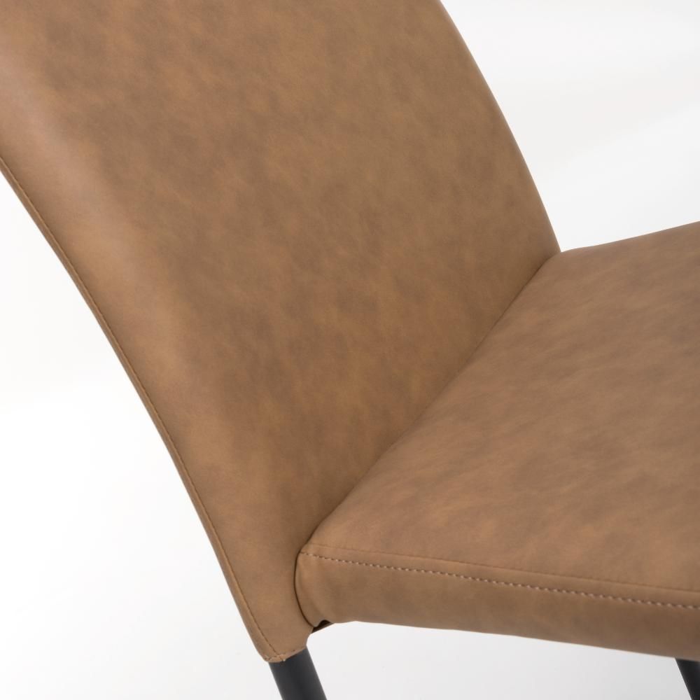 Gena Stacking Chair - Set of 4 - Tan - Image 7