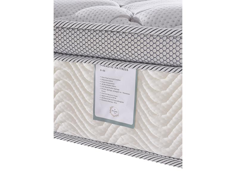 Serenity Sleep Paradise 4ft6 Mattress – Pocket Sprung with Euro Box Top