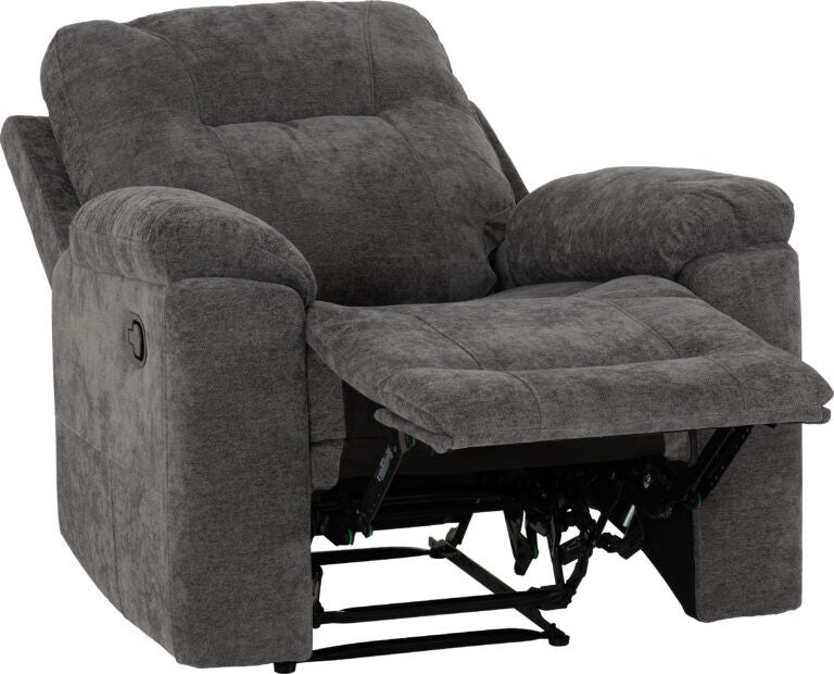 Guildford Recliner Chair Grey Fabric - image 3