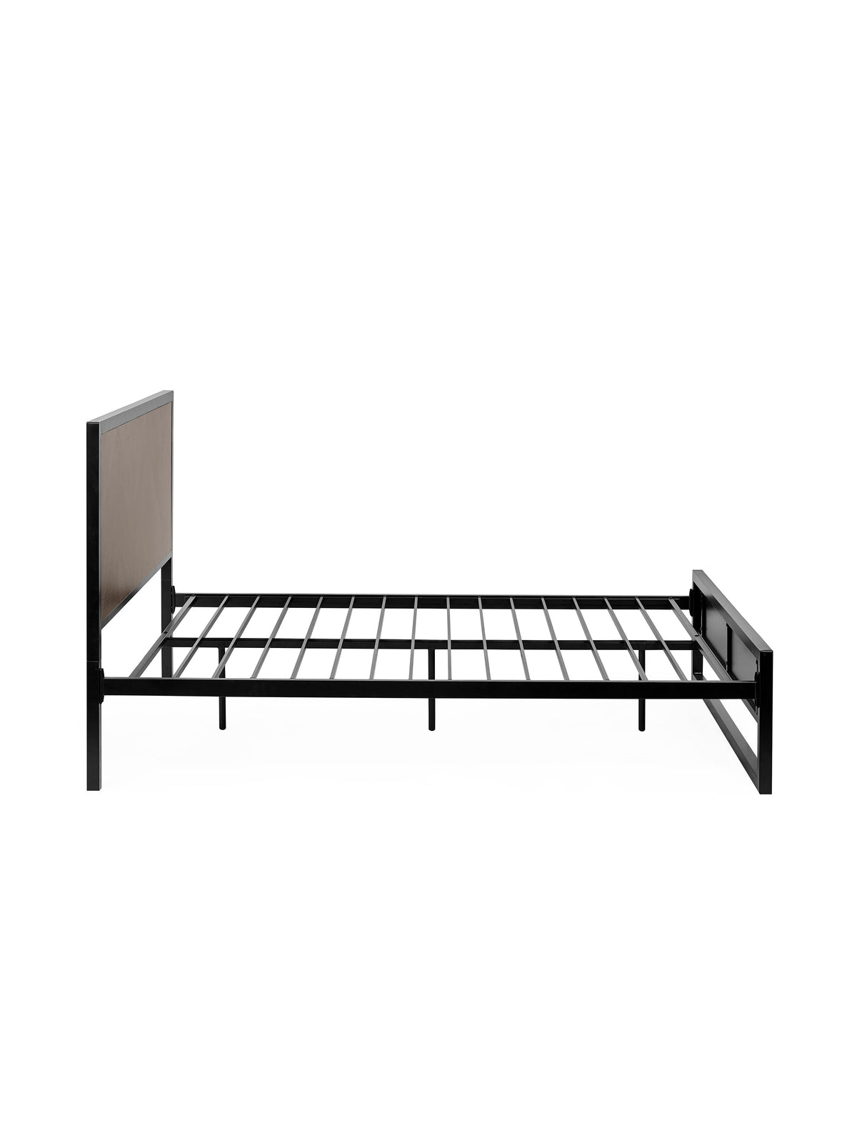 Harrison Dark Oak Herringbone Effect Double Bed