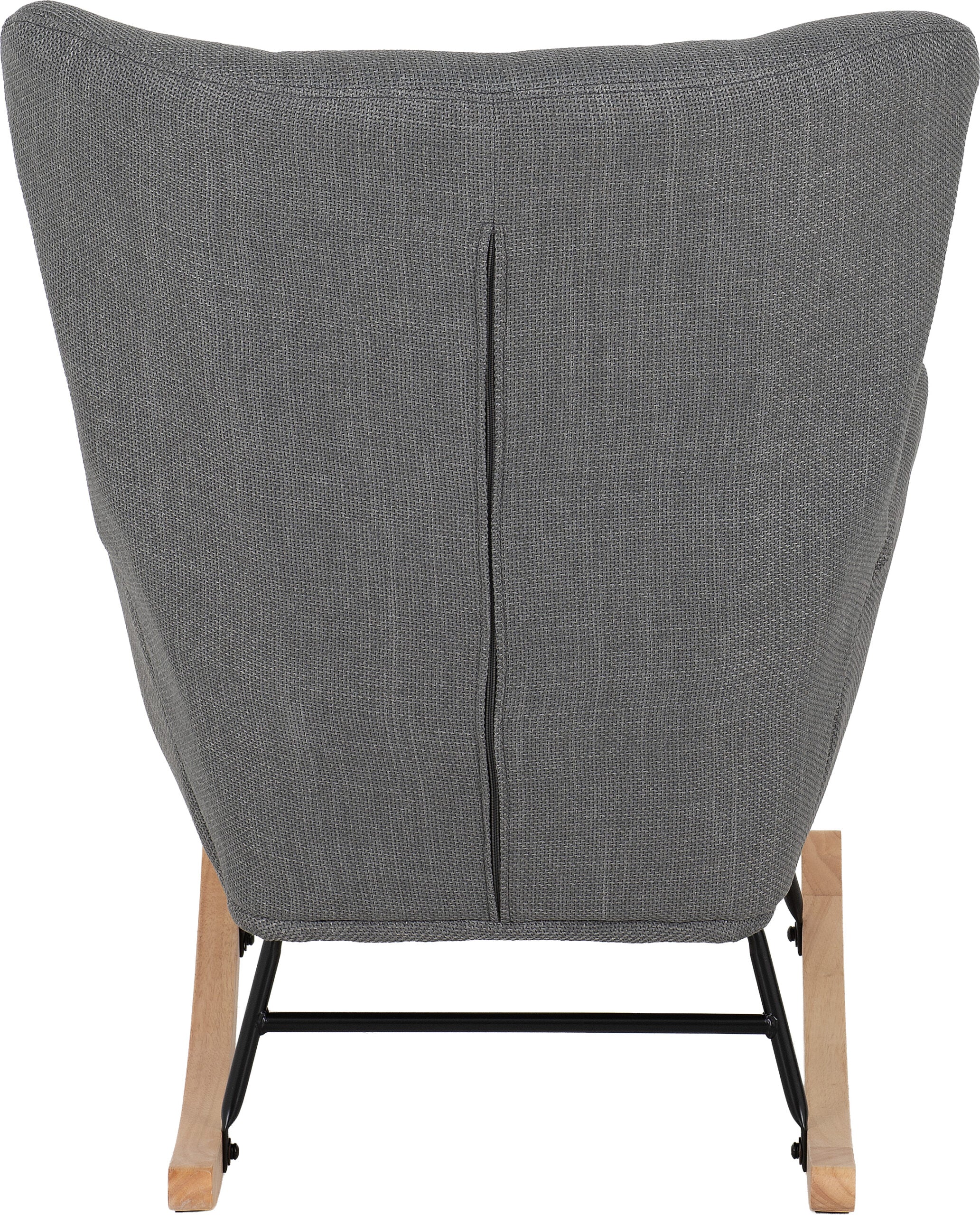 Hayden Rocking Chair Dark Grey Fabric