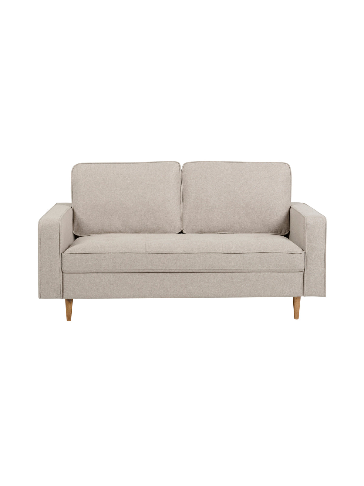Henrietta Beige Chenille Upholstered 3 Seater Sofa