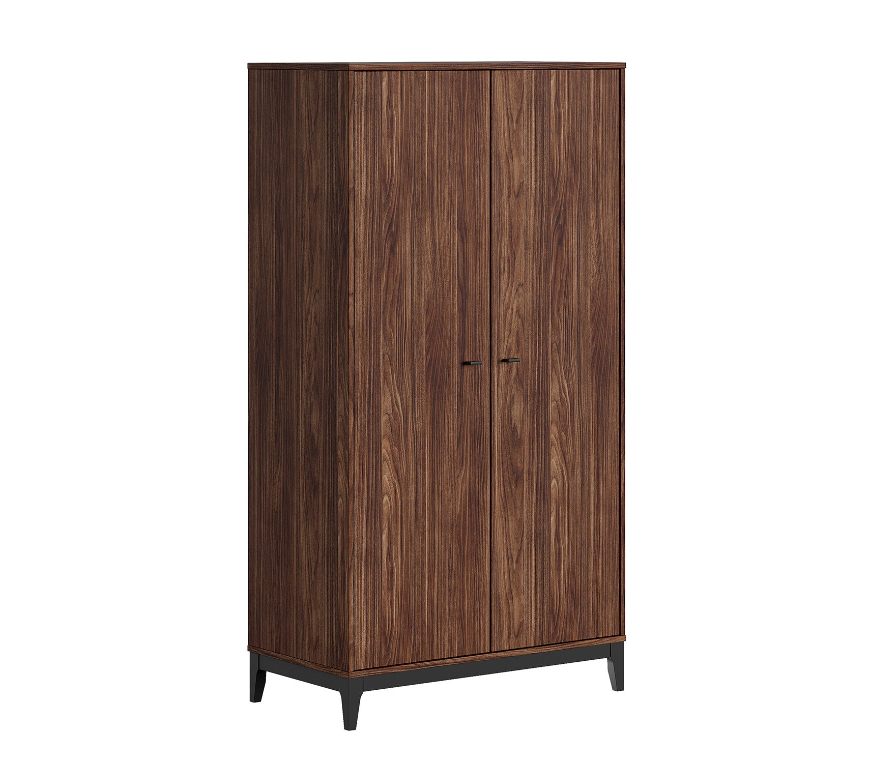 Ilyas 2 Door Wardrobe Walnut