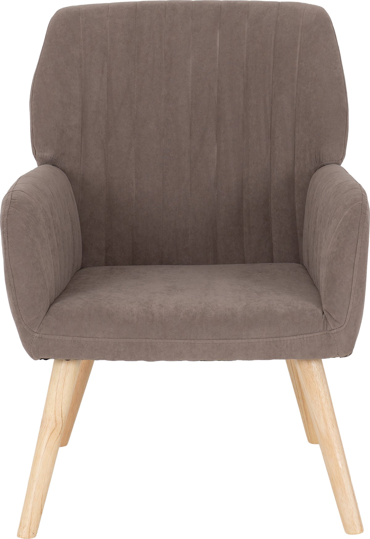 Jordan Occasional Chair Brown Velvet Fabric