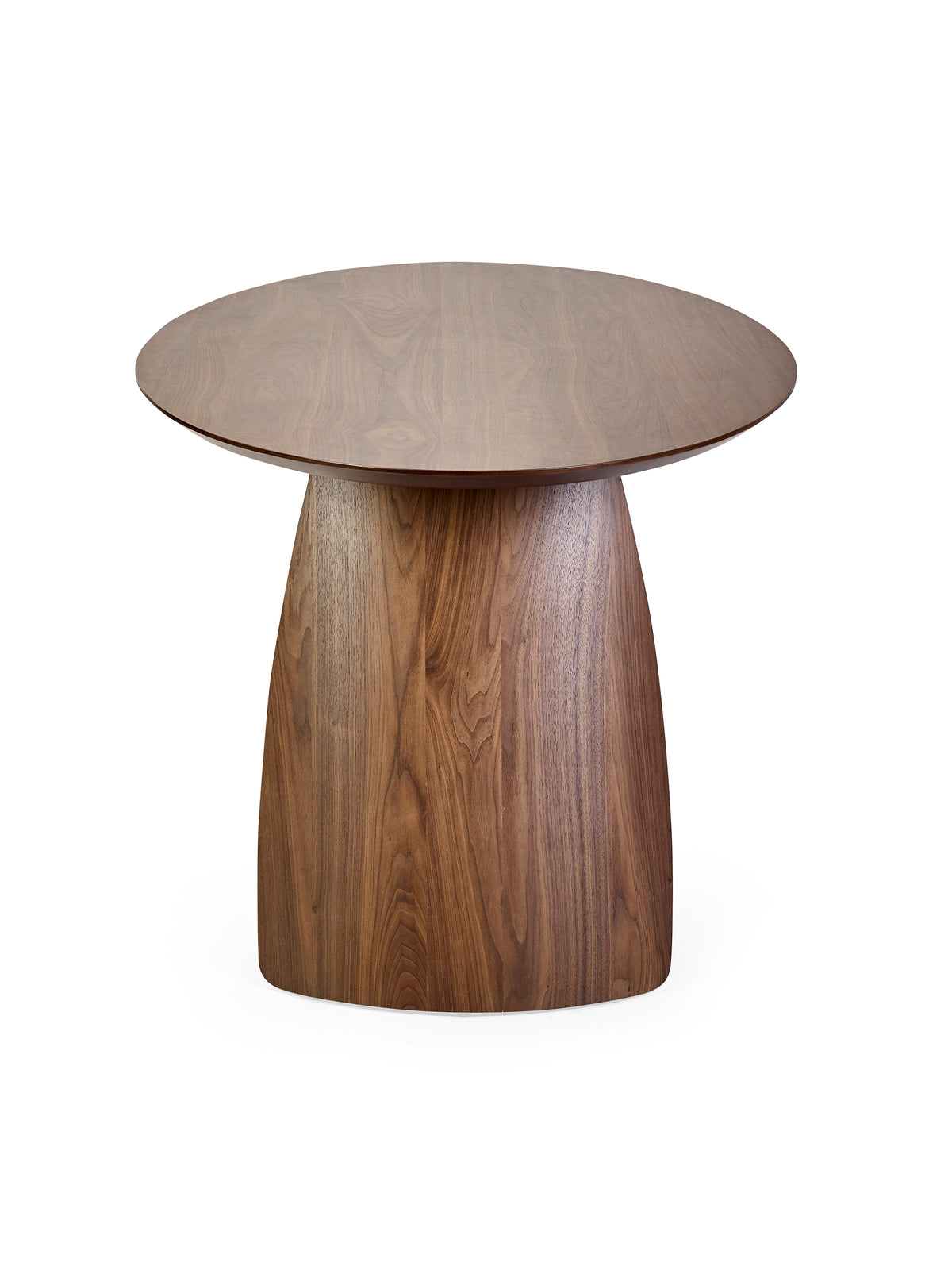 Julius Oval 4-6 Seater Dining Table - Walnut Effect