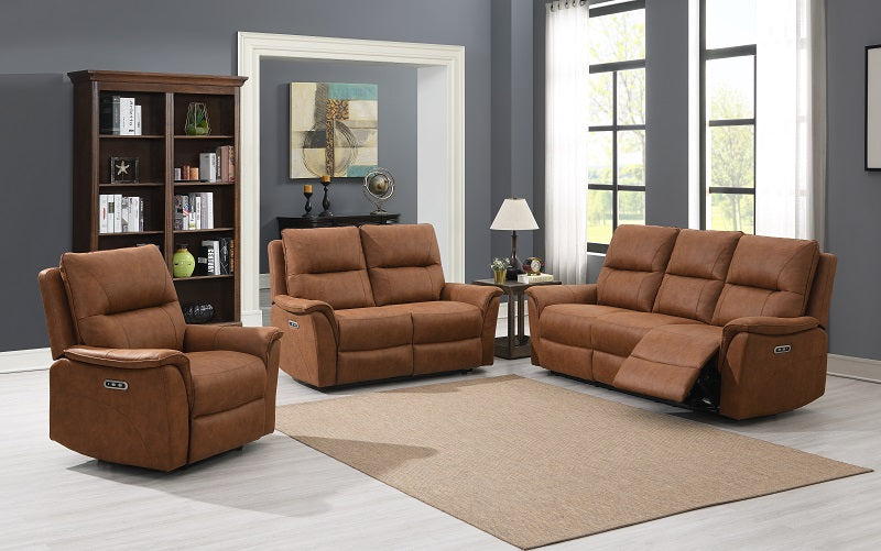 Kansas Power Recliner - Tan