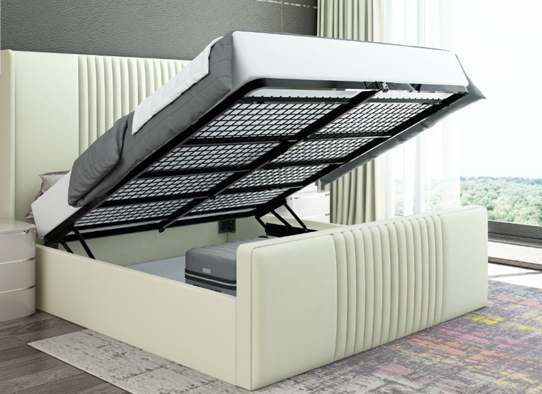 Fabric Bed - ottoman base