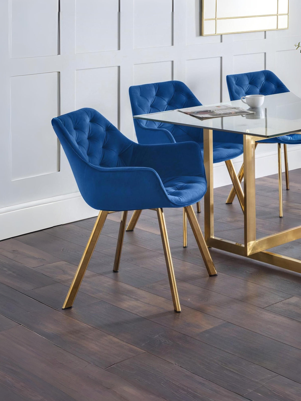 Set Of 2 Lorenzo Dining Chairs - Blue