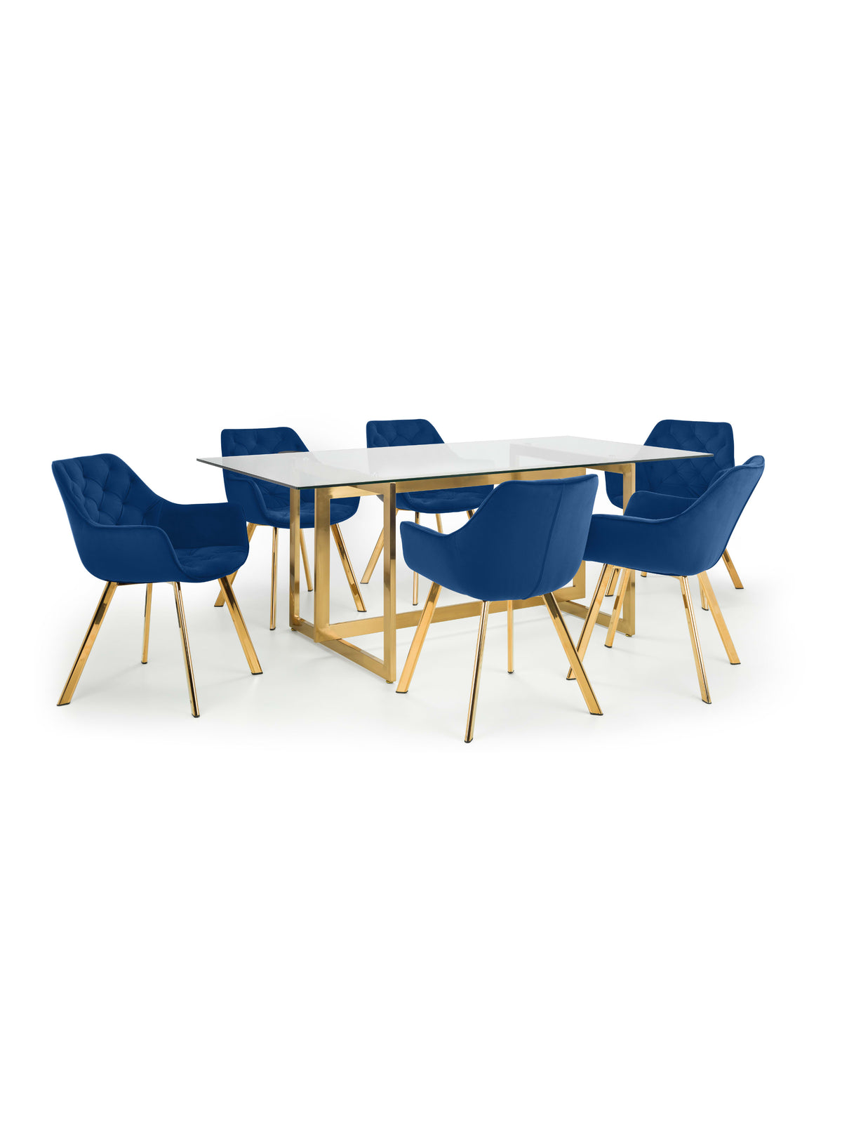 Set Of 2 Lorenzo Dining Chairs - Blue
