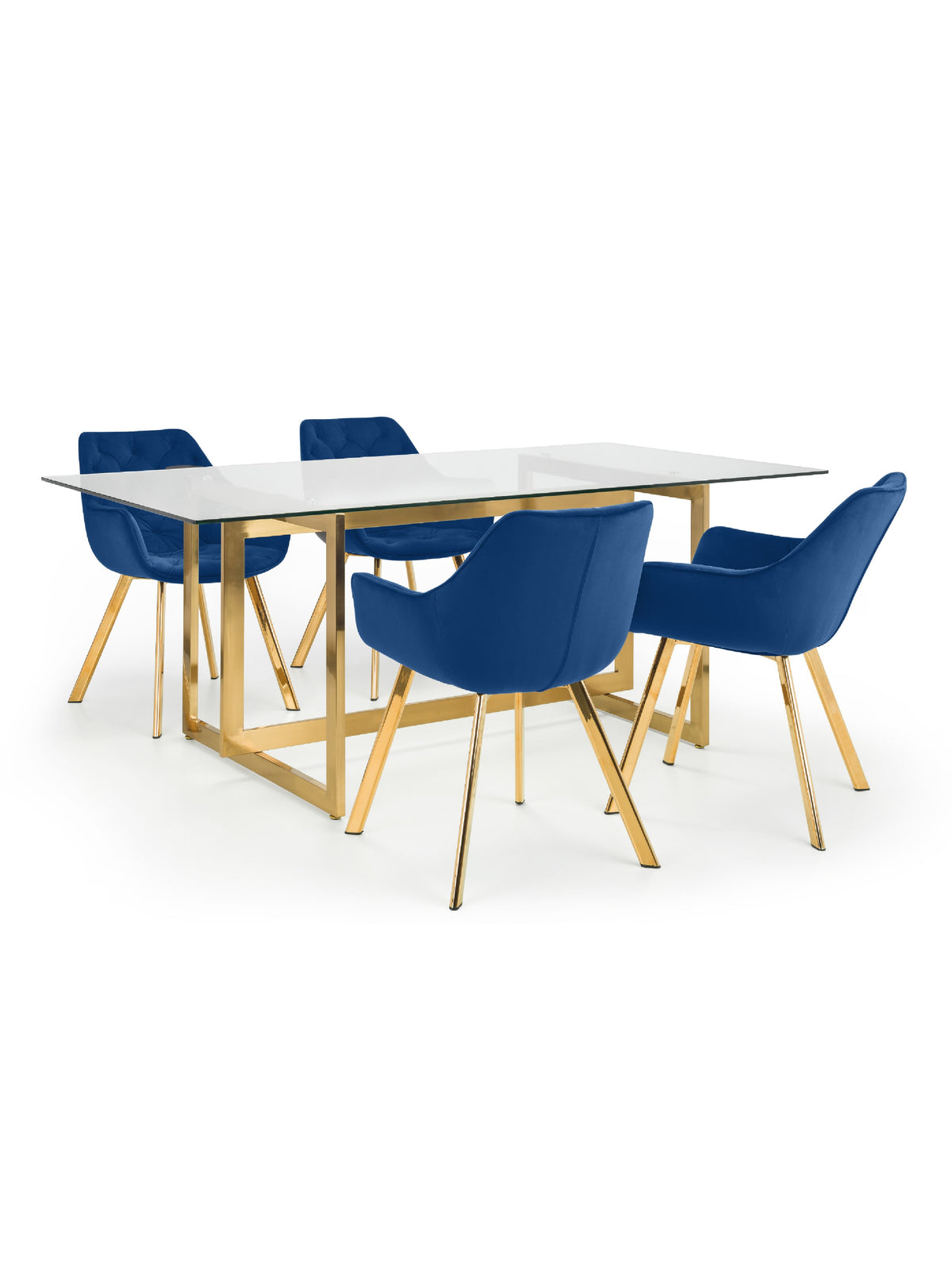 Set Of 2 Lorenzo Dining Chairs - Blue