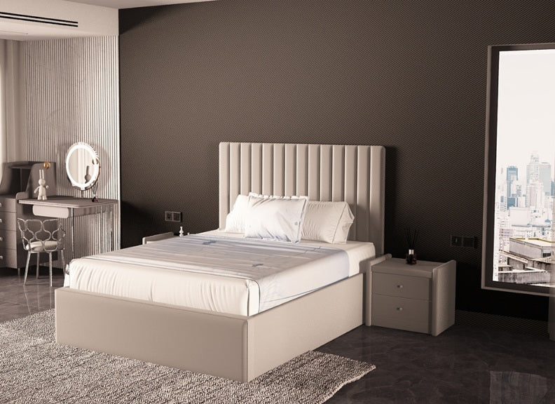Lily 3 ft Upholstered Bed/Storage Bed – Luxury Upholstered Designer Bed Frame