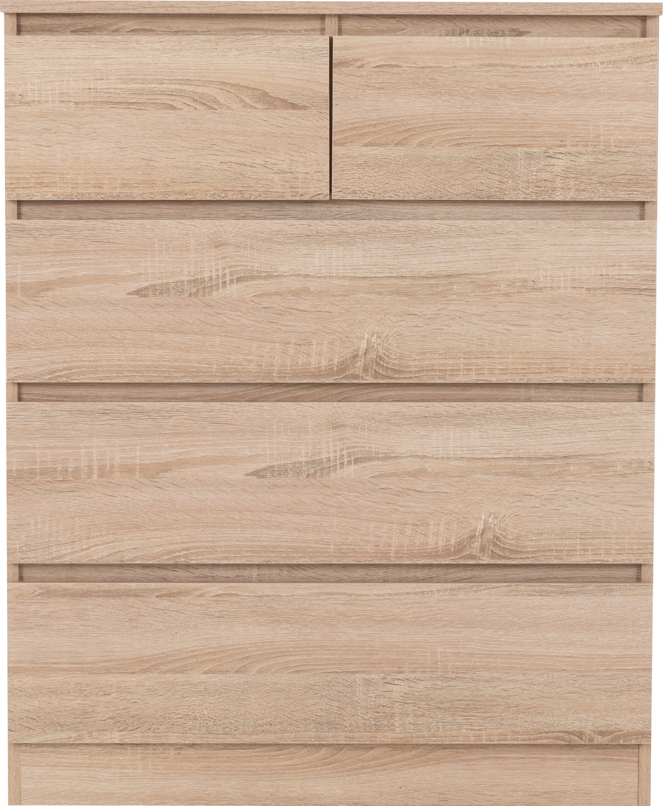 Malvern 3+2 Drawer Chest Sonoma Oak Effect