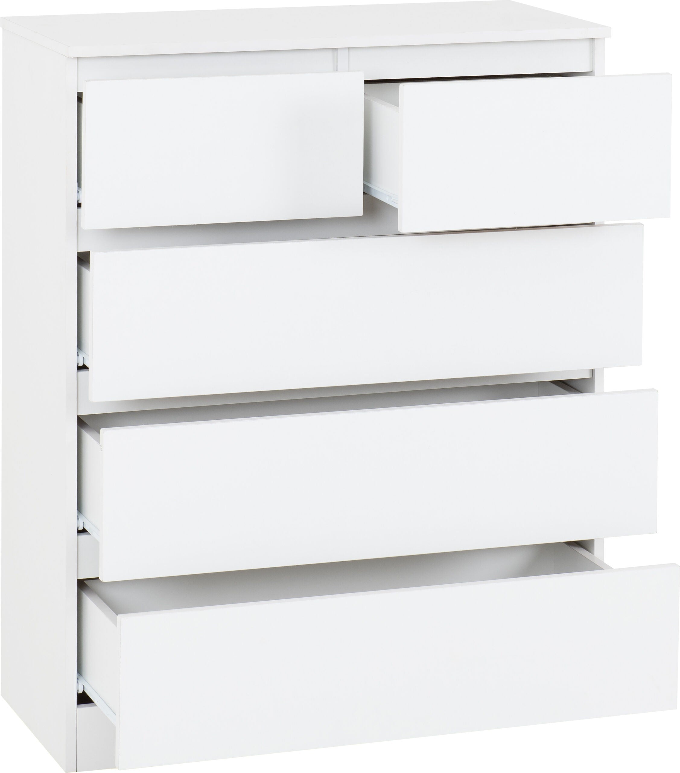 Malvern 3+2 Drawer Chest White