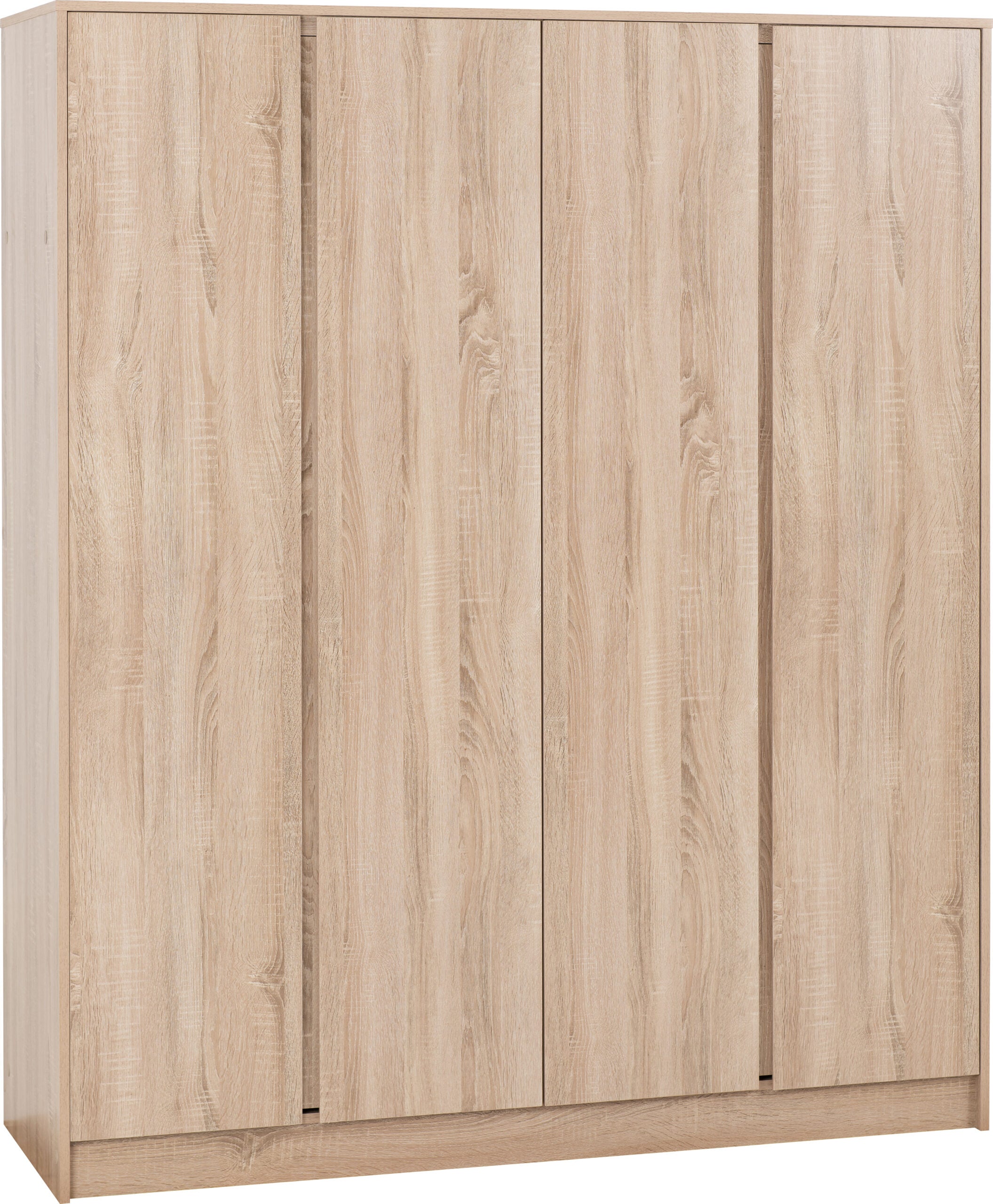 Malvern 4 Door Wardrobe Sonoma Oak Effect