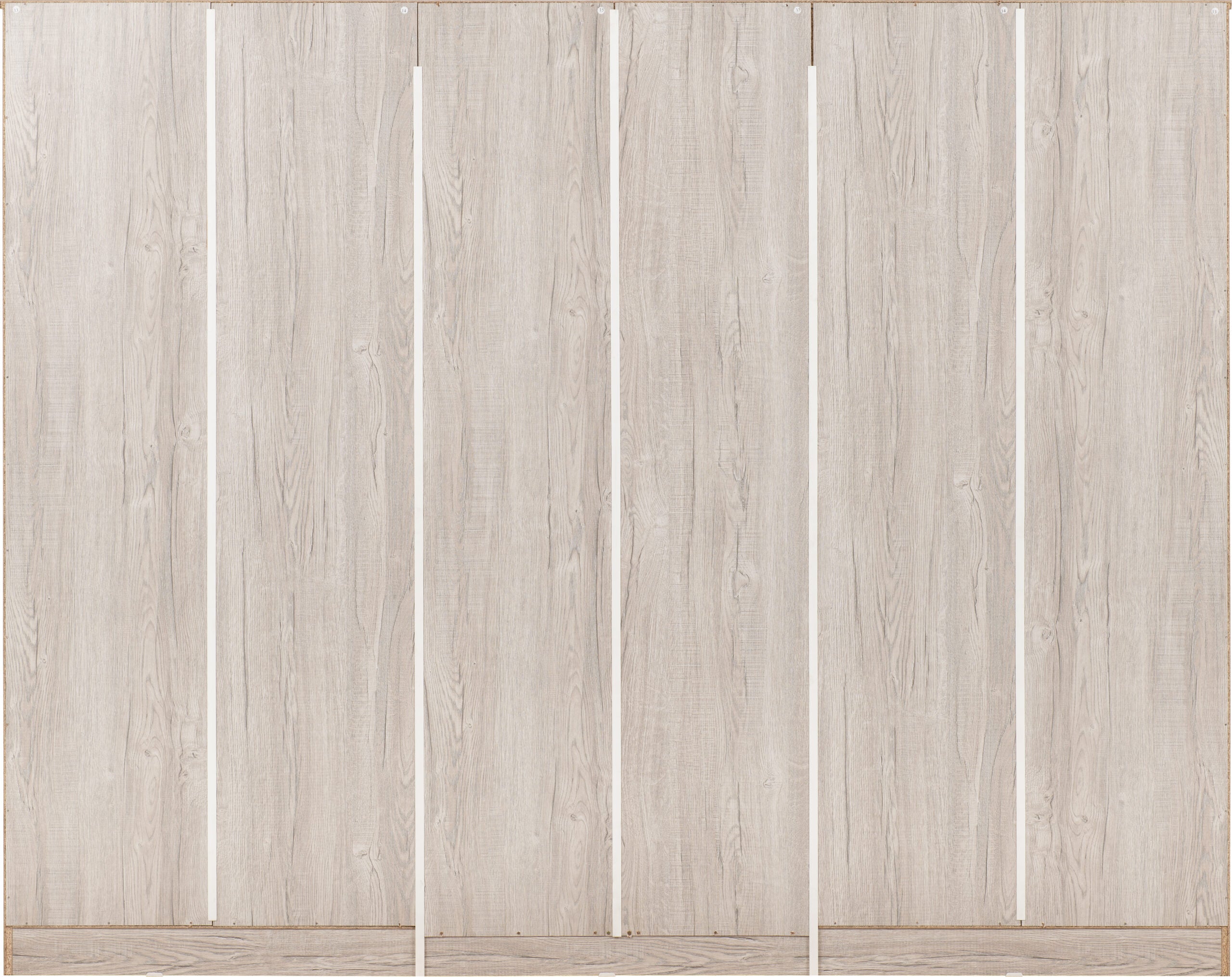 Malvern 6 Door 2 Drawer Wardrobe Urban Snow